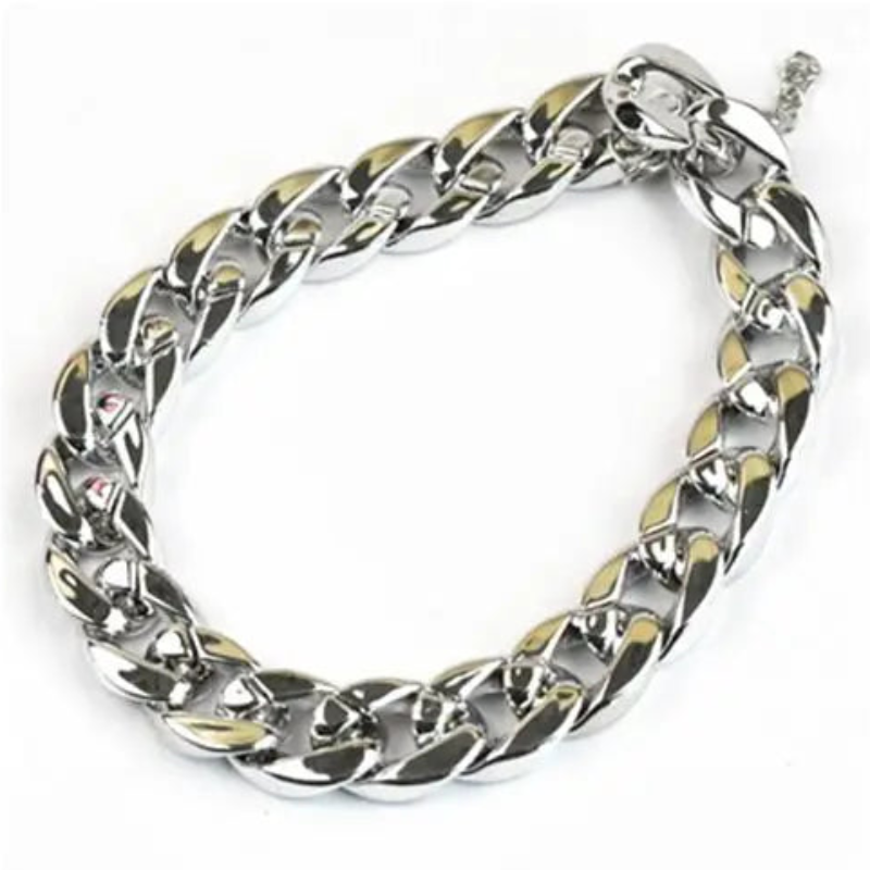 Chain link dog collar