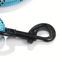 Blue rope dog lead