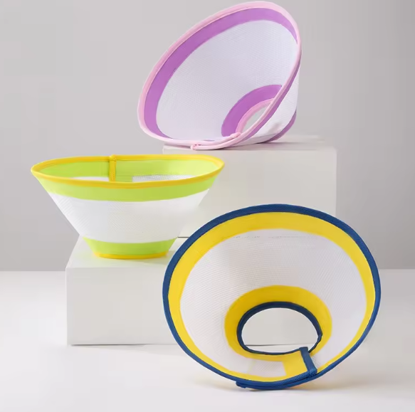 Dog cone recovery collar