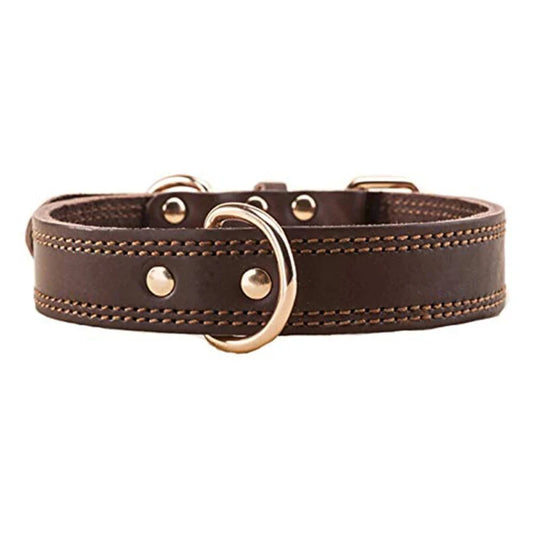 Leather tactical leather dog collar